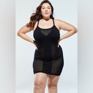 Yitty by Fabletics Major Label Icon Dress in Black, size 3X